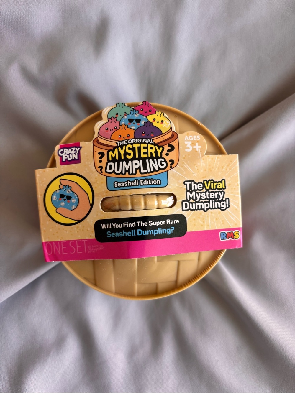 RMS Crazy Fun Original Mystery Dumpling Seashell Edition Squishy Toy